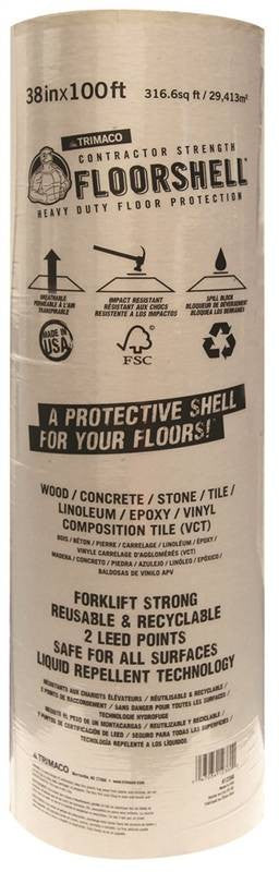 Floor Protector 38inx100ft Hd