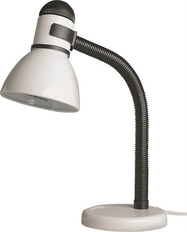 Lamp Desk Flex Metal A19 White
