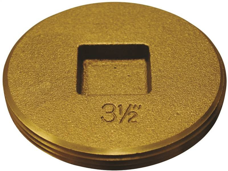 Cleanout Plug Brass 3-1-2