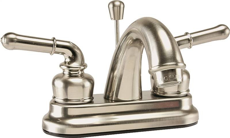 Lav Faucet 2-hndl Popup Br Nic