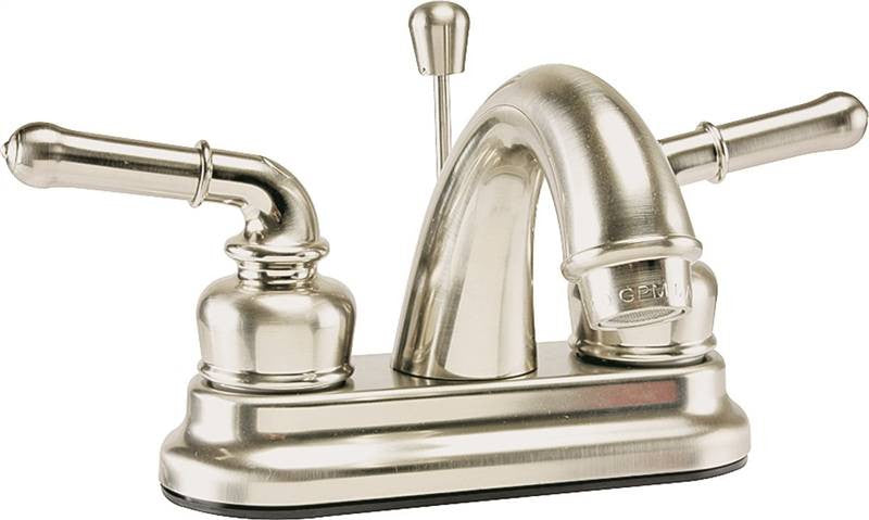 Lav Faucet 2-hndl Popup Chrome