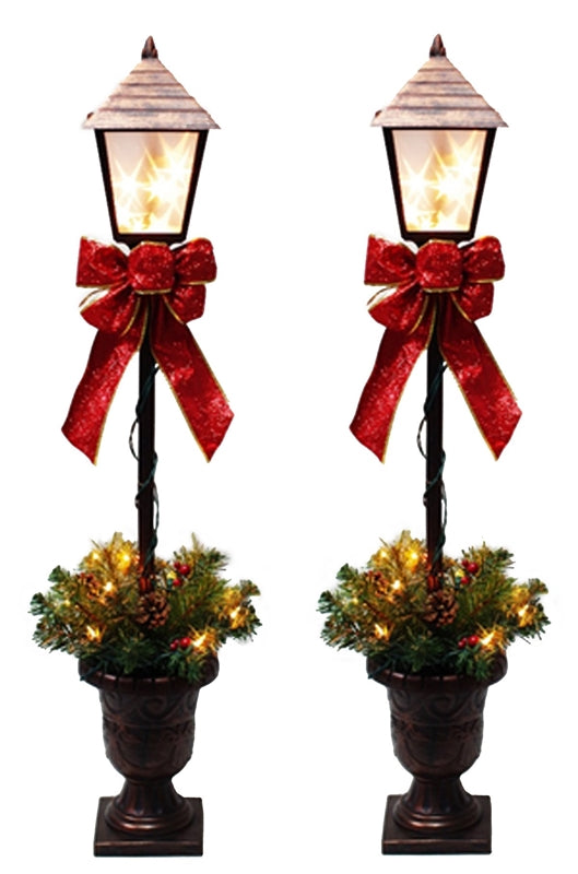 Lamppost Deco 3.5ft Prelit 2pk