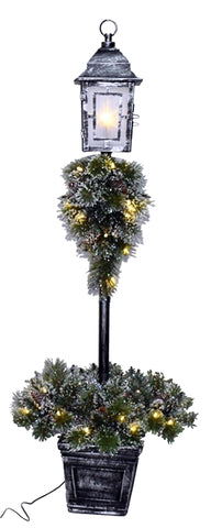 Lamppost 5ft Led Decorated