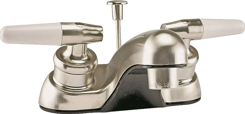 Lav Faucet 2-hndl Popup Br Nic