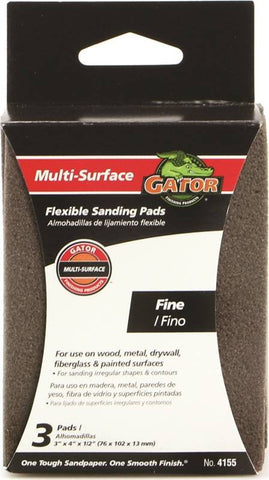 Sanding Sponge 3x4x1-2in Fine