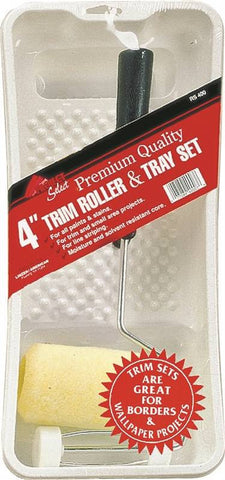 Roller Tray Kit 3pc Plstc 4in