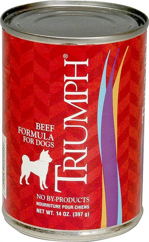 Triumph Can Dog Food Beef 14oz
