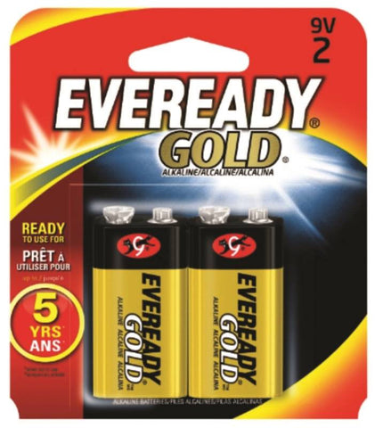 Battery Alkaline Evrdy 9v Pk2