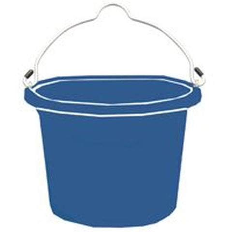 8 Qt Flat Side Bucket Blue