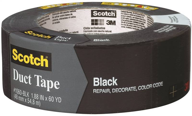 Tape Duct Black 1.88inx60yd