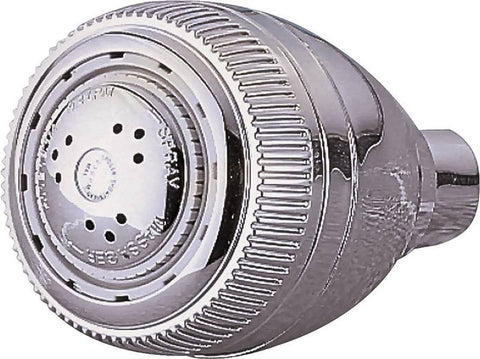 Showerhead Fixd 3-setting Chrm