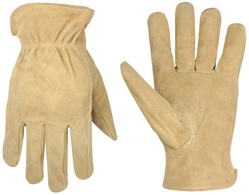 Glove Driver Split Cowhide Med