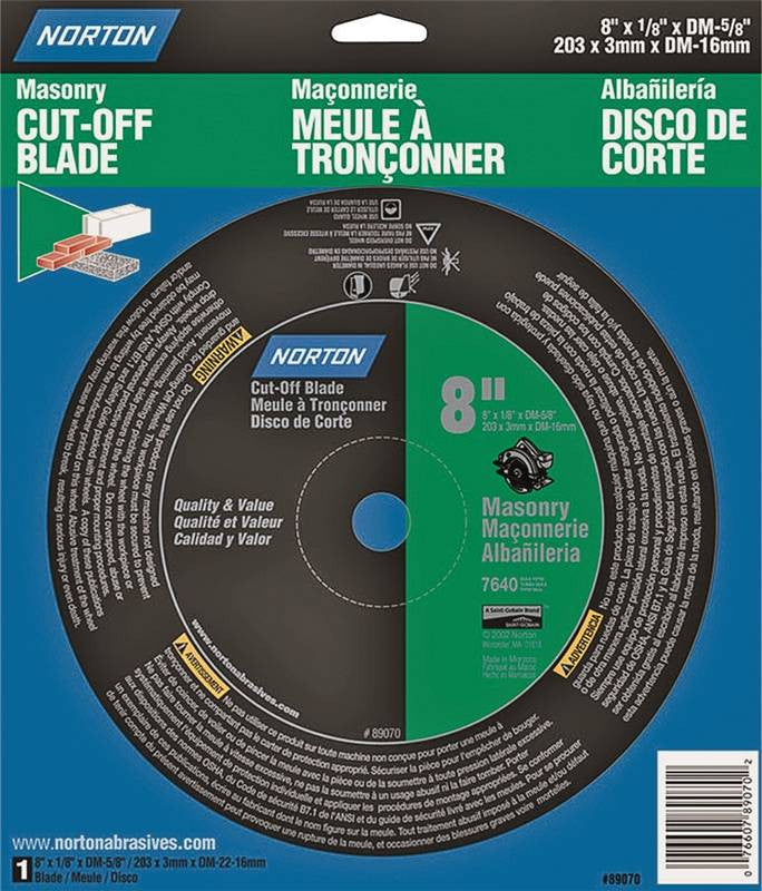 Cutoff Wheel8 X 1-8 X Dm-5-8