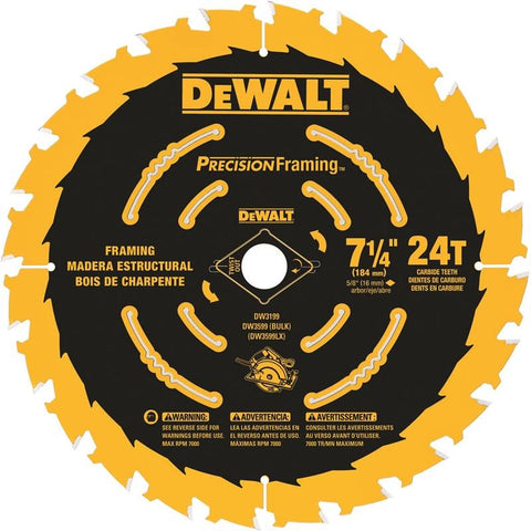 Circ Saw Blade 7-1-4 24t Precn