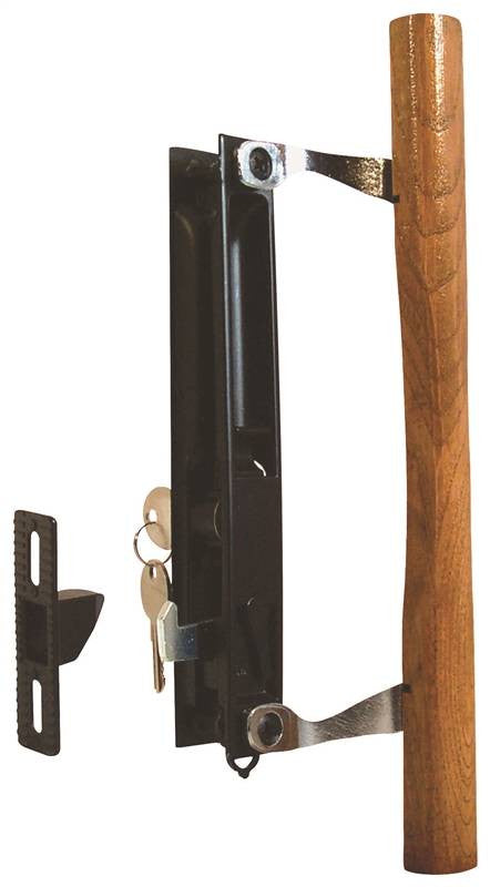 Door Handle Patio W-lock Blk