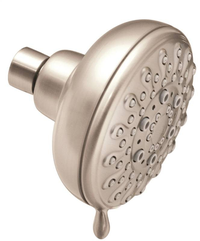 Showerhead 5spray Fixed Nickel