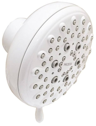 Showerhead 5 Spray Fixed White