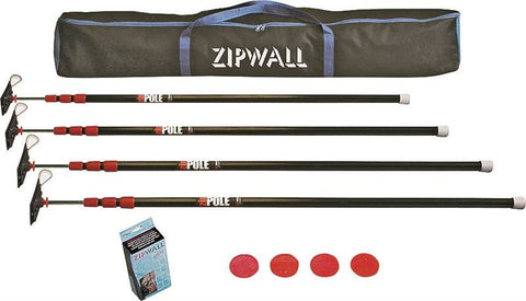 Dust Barrier Kit Zip Pole Res