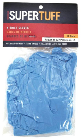 Gloves Blue Nitrile 12 Pack