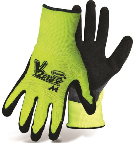 Glove Mens Hi-vis Lrg Flexgrip